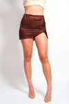 CHOCOLATE BROWN SKIRT